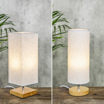 table lamp with cover size: 11x11x30 cm