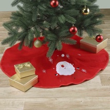Dekorative Weihnachtsdecke, rund Ø: ca.  90cm 