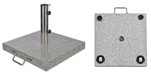 Granite Parasol Base Overall size: 45x45x5,5cm
