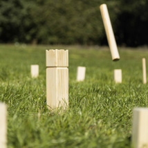 Wooden Kubb Game material: pine wood
