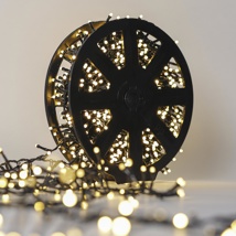 1000 LED Lighting Chain on Plastic Wheel LED colour: warm-white