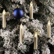 20 kabellose LED-Weihnachtskerzen mit Fernbedienung, für den Innen- & Außengebrauch