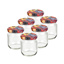 6 Pcs Preserve Jar Set Capacity: 425 ml