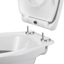 WC-Sitz aus Duroplast mit Schnellverschluss & Soft Close