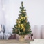 Artificial X-Mas Tree with 20 LED w/ cone, balls, stars and tinsel 
