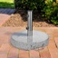 Schirmständer aus Granit - ca. 40kg Maße: ca. 50 x 7,7cm,rund