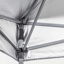 Foldable pavillion 3,6 x 3,6m, grey UV 50+