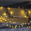 1000 LED Lichter auf Kunststoffrad für den Aussengebrauch, warmweiß