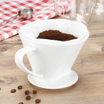 Kaffeefilter aus Porzellan Gr. 4 Maße: ca. 11 x 16 x 14cm