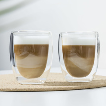 Latte Macchiato-Glas 350ml, 2er-Set  doppelwandig