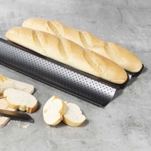 Baguette pan, thickness 0,4mm size: 38 x 24 x 2,4cm