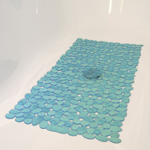 Wanneneinlage aus PVC Maße: ca. 70 x 35cm, blau
