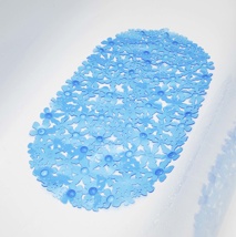 Wanneneinlage aus PVC Maße: ca. 67 x 37cm, blau