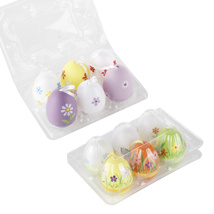6 Pcs Multi-Coloured Easter Egg Set