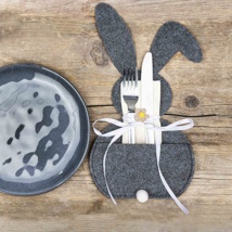 Cutlery bag "easter bunny" Without decoration
