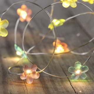 LED Batterie-Kupferlichterkette Blume mit 10 LED