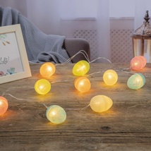 easter light chain  with 10 warm/white LED 