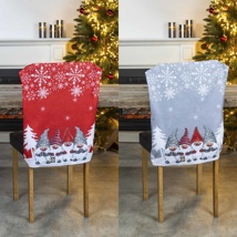 Stuhlhusse im Weihnachtsdesign  ca. 57 x 47 cm 
