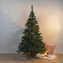 Weihnachtsbaum 180cm hoch,grün mit Metallständer und Ästen aus Kunststoff