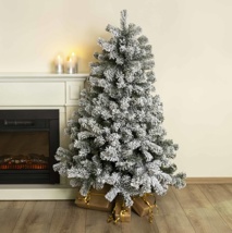 Weihnachtsbaum 150cm hoch,  mit Schneeoptik 