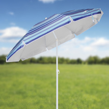 beach umbrella 200cm with plastic tilt