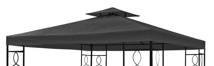 Dach für Pavillon 62604 Farbe: anthrazit