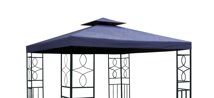 Dach mit PVC Beschichtung für Pavillon 62301 Farbe: blau