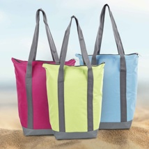 Strandtasche / Kühltasche aus Polyester Maße: ca. 34 x 15 x 34cm