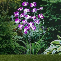 Solar orchid lights height: appr. 75 cm