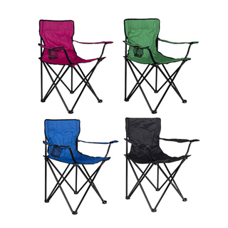 Camping Chair - Blue size: ca. 52 x 52 x 41/85cm