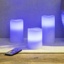 Flammenlose LED Kerzen, 3er Set runde Säulenform, farbwechselnd