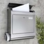 Stainless Steel Letter Box with newspaper holder