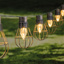 LED solar lightning chain with 10 lamps total length: 3,8m