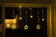 LED Batterie-Sternenvorhang mit 63 warm weißen LEDs