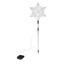 set of two LED garden stick star