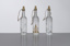 Glasflasche mit LED Beleuchtung Bedruckt mit unterschiedlichen Motiven