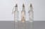Glasflasche mit LED Beleuchtung Bedruckt mit unterschiedlichen Motiven