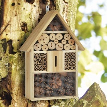 Wooden Insect Nesting Box size (W/D/H) approx. 31 x 10 x 48 cm