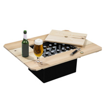 beer crate table top size: 79 x 57,5 x 10,5cm
