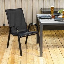 steel stacking chair size: 71 x 54 x 90cm