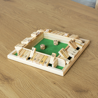 Würfelspiel aus Holz Gesellschaftsspiel für Kinder & Familie