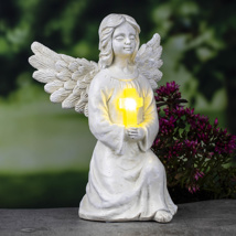 solar angel with LED 16 x 14 x 22,5 cm
