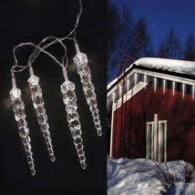 LED Lighting Chain with 40 coldwhite LED For in- and outdoor use