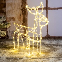 LED rope light reindeer  approx. 46 x 18 x 46cm