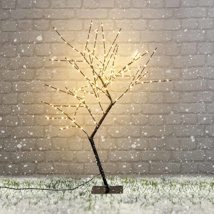 LED copper wire tree  with 198 warm white LED
