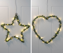 heart & star light chain