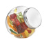 470 ml glass candy jar with metal cover