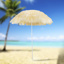 Hawaii Strandschirm / Sonnenschirm UV 40+ mit 5 dichten Lagen Fransen