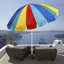 Sonnenschirm 225cm multicolor mit Knickgelenk