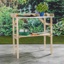 wooden planting table size: 82 x 78 x 38cm
